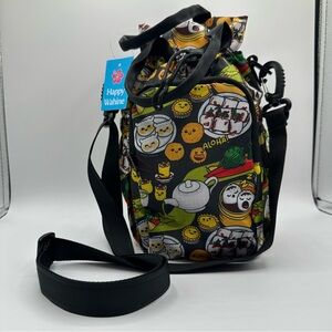 Happy Wahine Water Bottle Holder Jannette Dim Sum Grey NWT $55